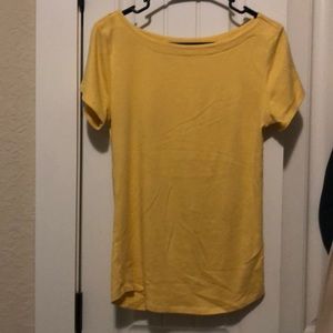 yellow comfy short sleeved shirt